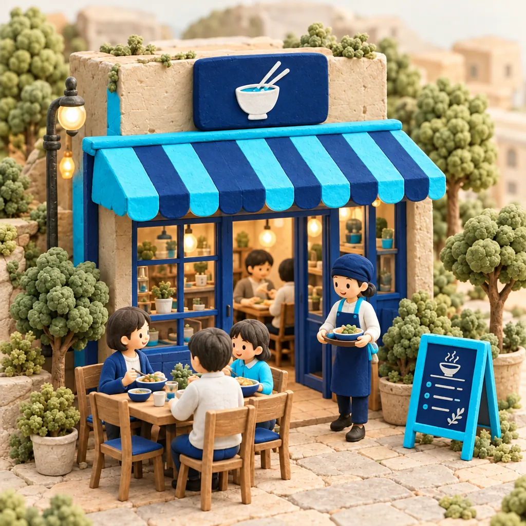 飲食店の模型(イメージ)